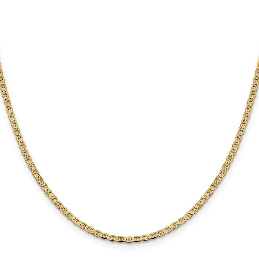 14k 2.4mm Concave Anchor Chain