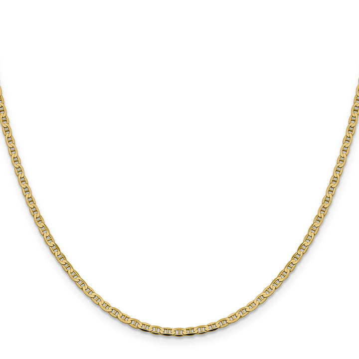 14k 2.4mm Concave Anchor Chain