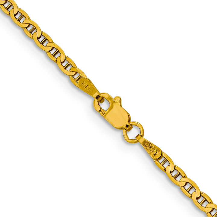 14k 2.4mm Concave Anchor Chain