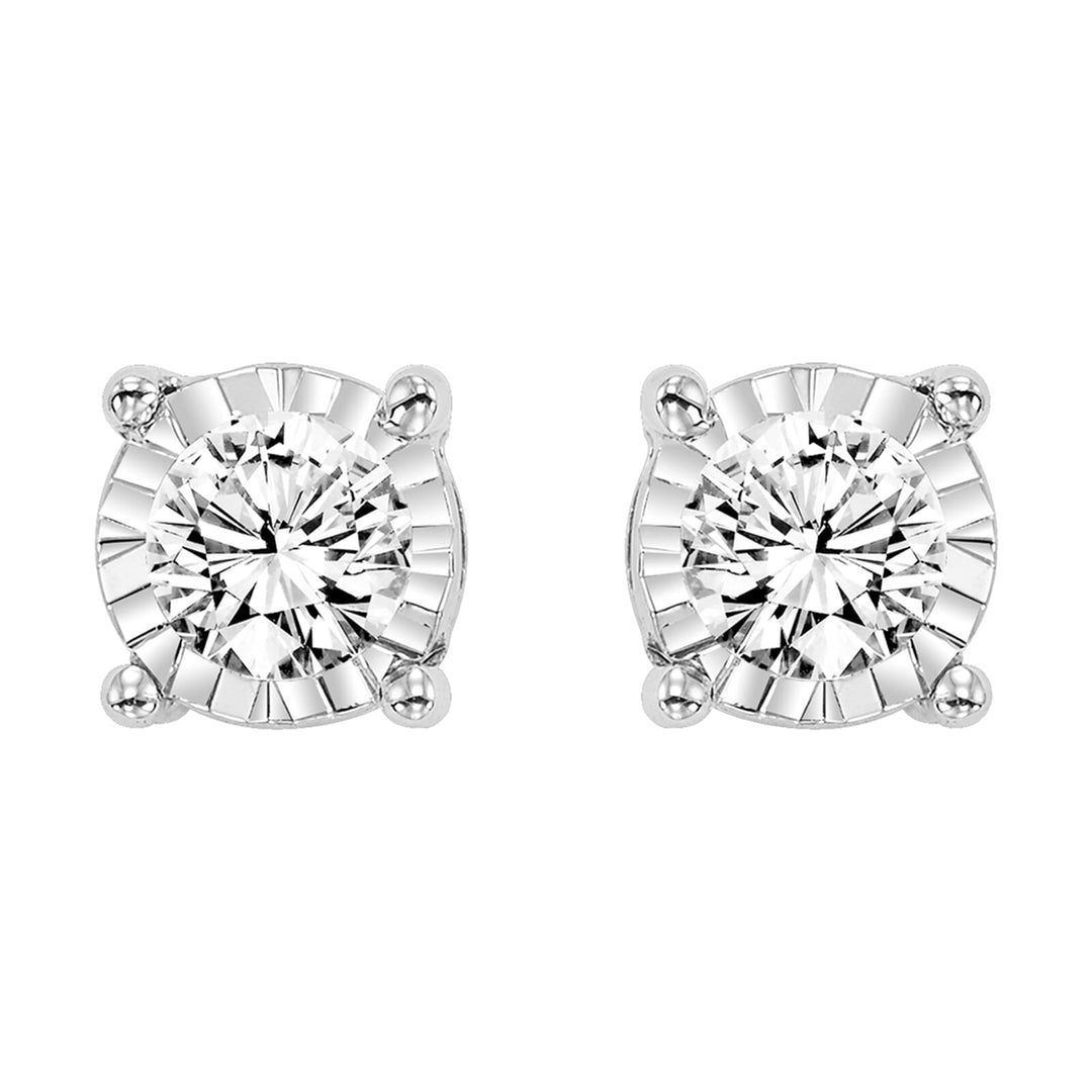 14Kt White Gold Diamond 1 1/2Ctw Earring