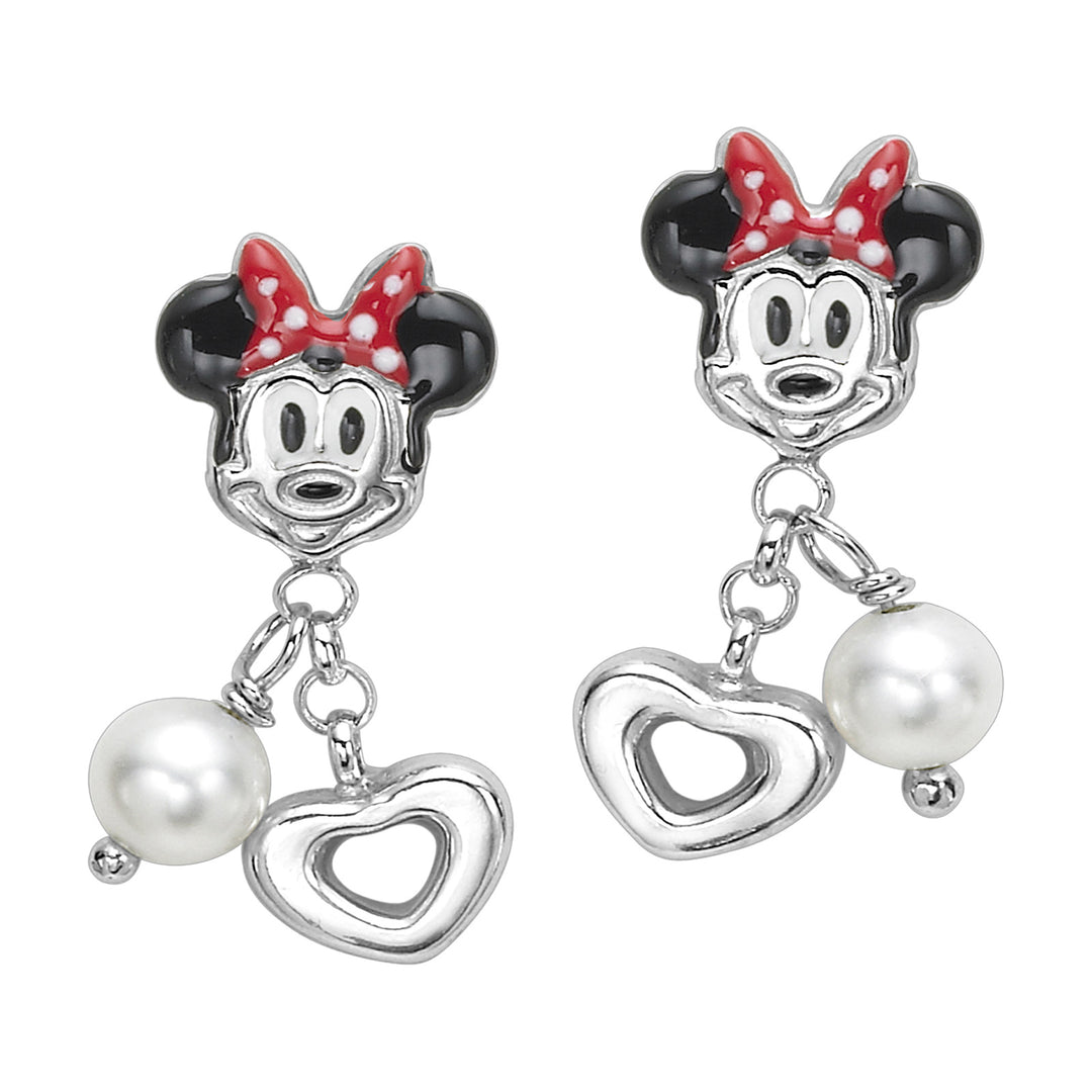 Silver White Earring