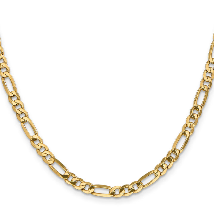 14k 4.75mm Flat Figaro Chain