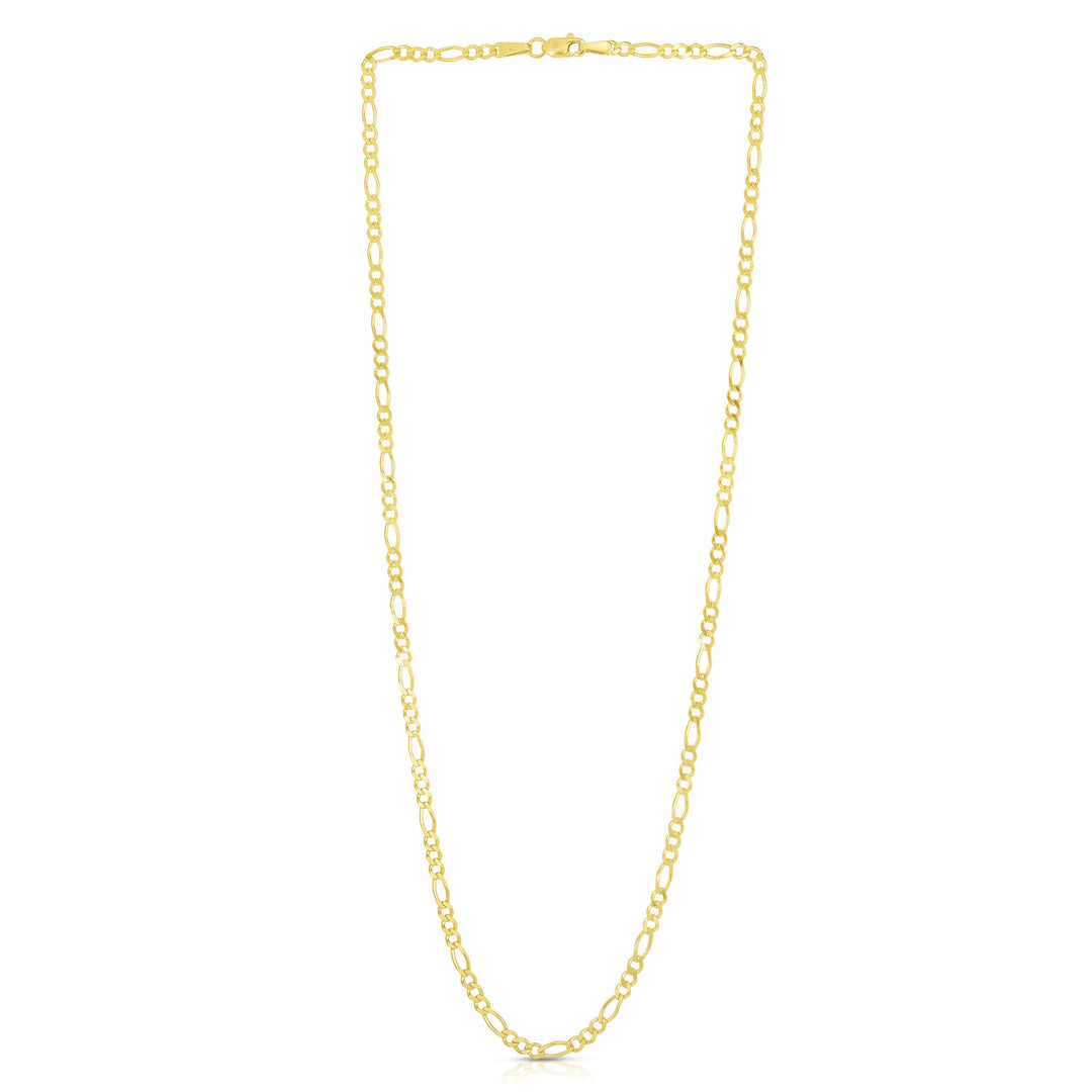 14K Gold 2.8mm Figaro Chain