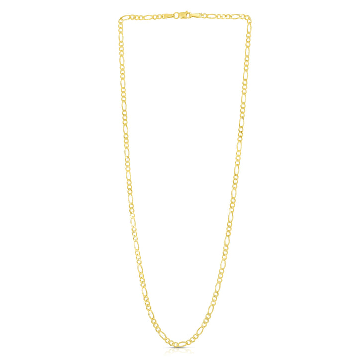 14K Gold 2.8mm Figaro Chain