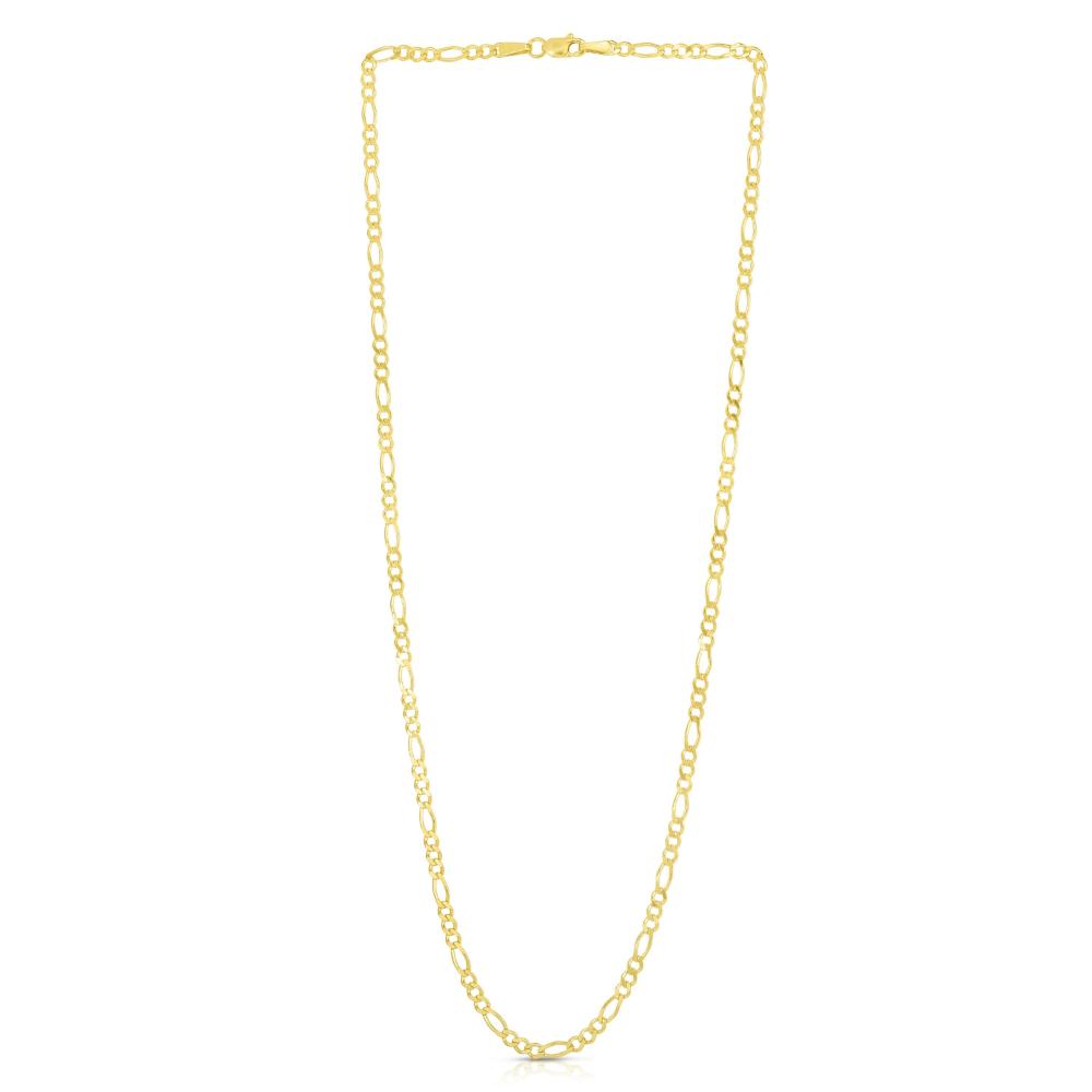 14K Gold 2.8mm Figaro Chain