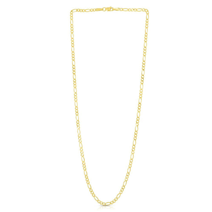 14K Gold 2.8mm Figaro Chain