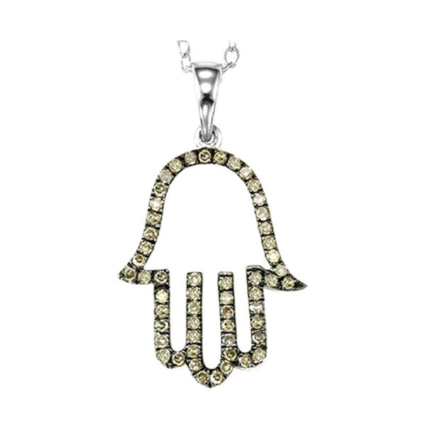 Silver Diamond 1/4Ctw Pendant