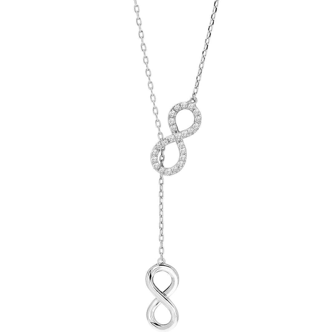 10Kt White Gold Diamond 1/10Ctw Pendant
