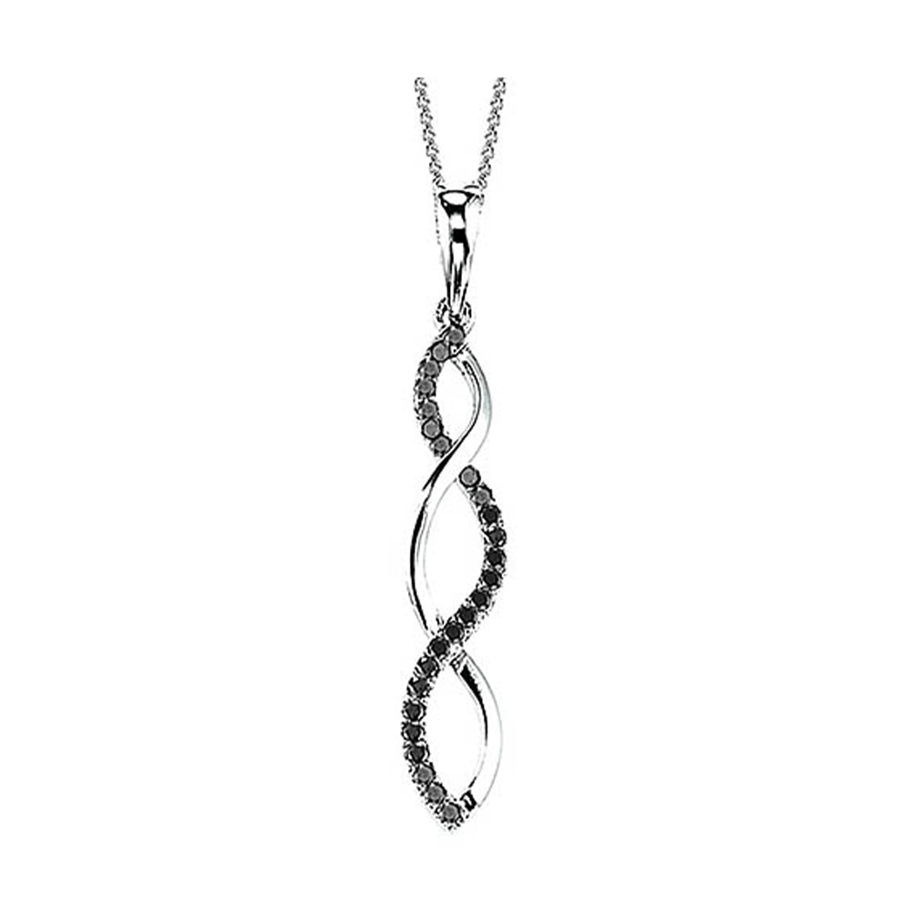 Silver Diamond 1/6Ctw Pendant