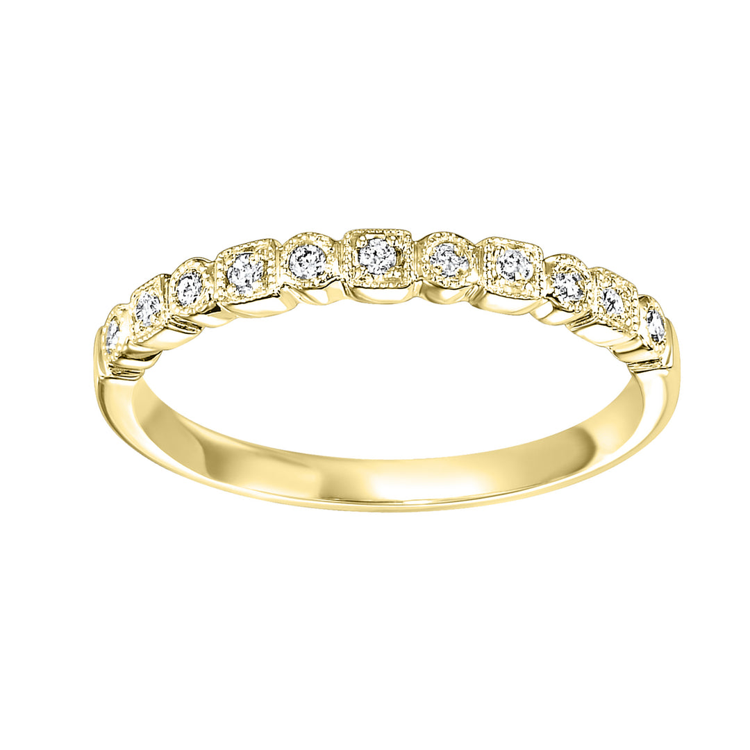 10Kt Yellow Gold Diamond 1/8Ctw Ring