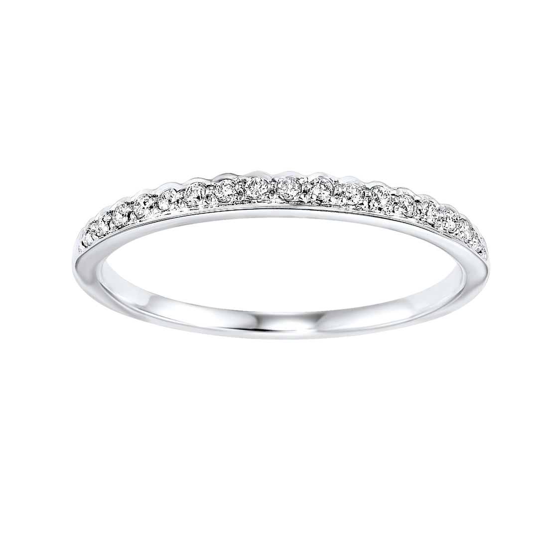 10Kt White Gold Diamond 1/8Ctw Ring