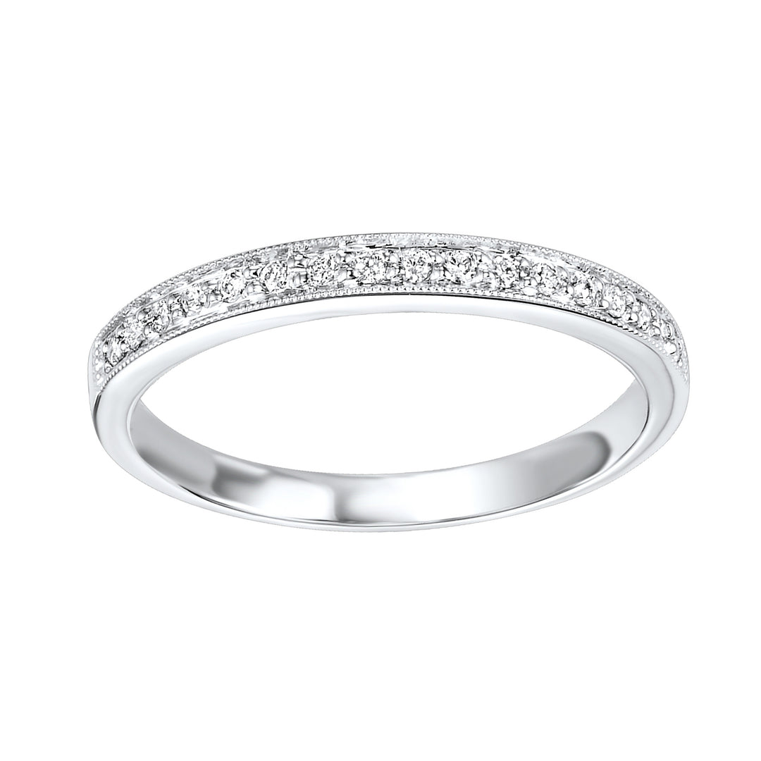 10Kt White Gold Diamond 1/8Ctw Ring