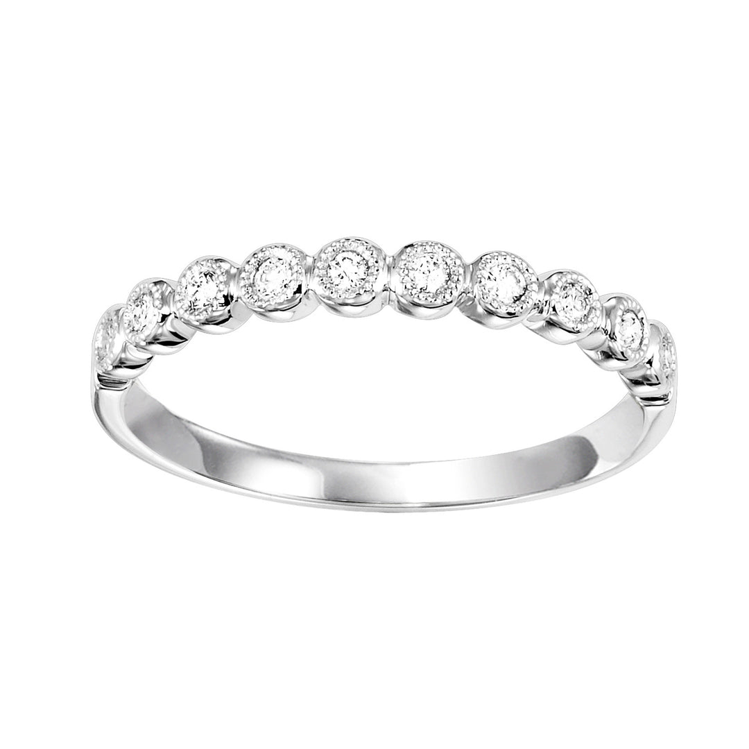 14Kt White Gold Diamond 1/10Ctw Ring