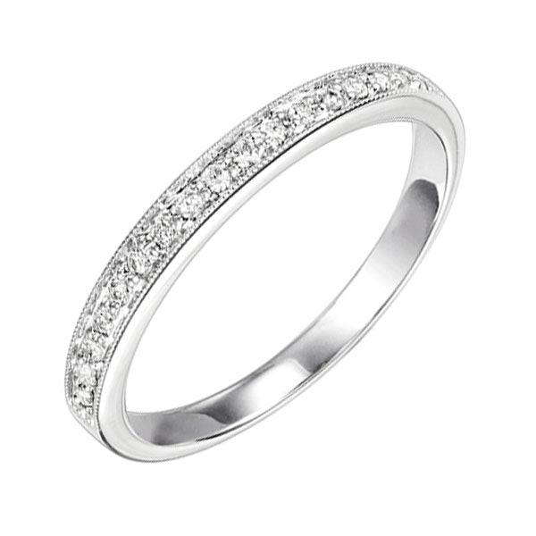 14Kt White Gold Diamond 1/8Ctw Ring