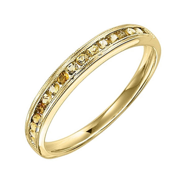 10Kt Yellow Gold Citrine 1/3Ctw Ring