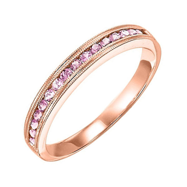 14Kt Rose Gold Pink Tourmaline 1/4Ctw Ring