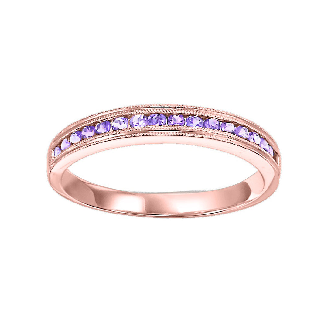 10Kt Rose Gold Syn Alexandrite 1/2Ctw Ring