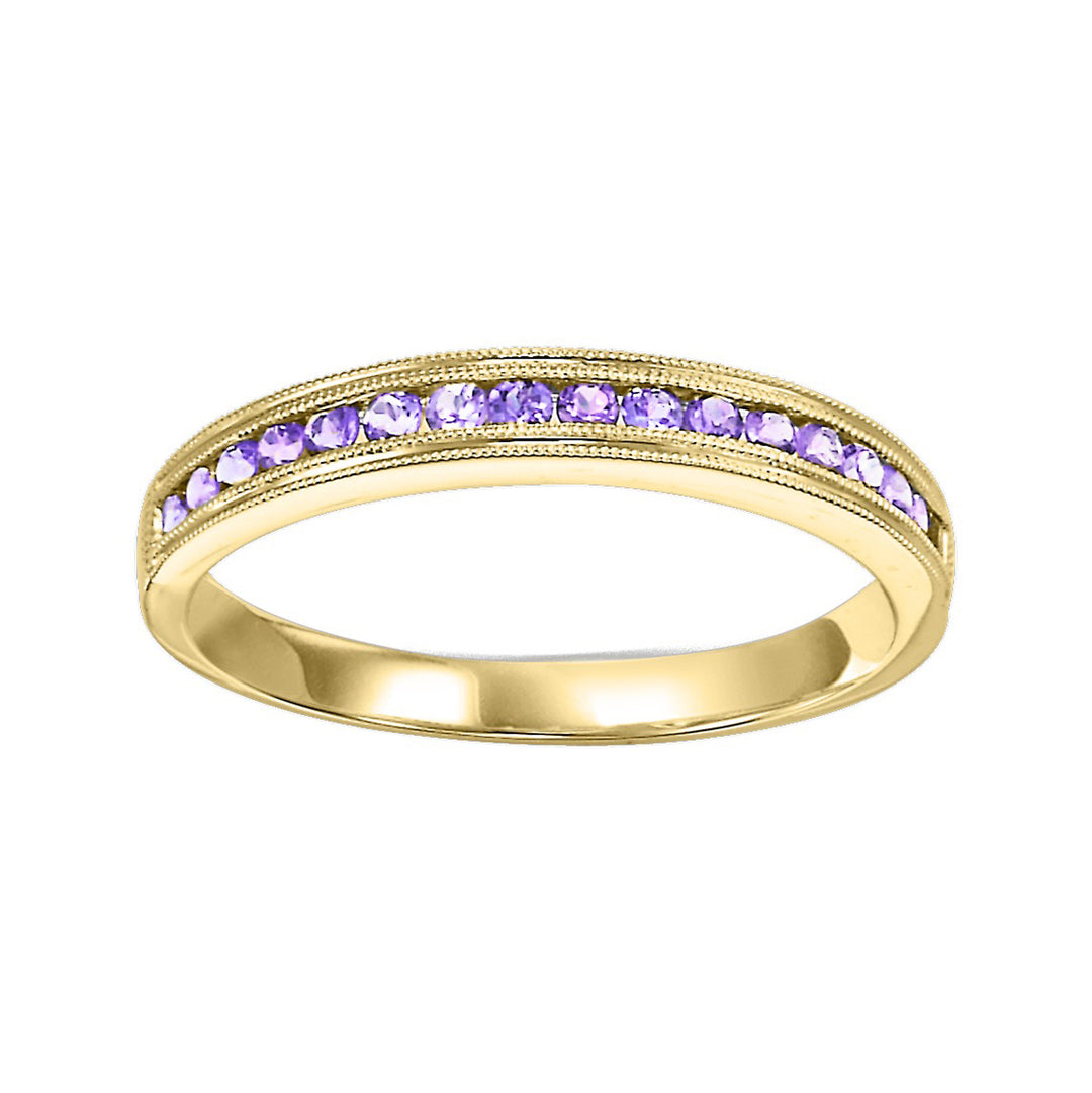10Kt Yellow Gold Syn Alexandrite 1/2Ctw Ring