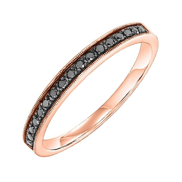 10Kt Rose Gold Diamond 1/7Ctw Ring