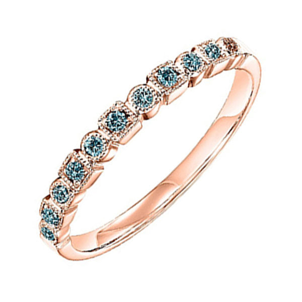 10Kt Rose Gold Diamond 1/10Ctw Ring