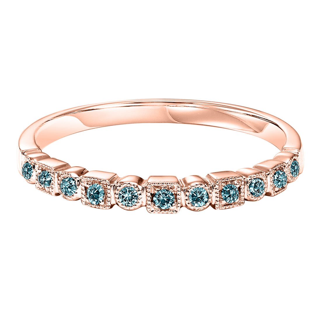 10Kt Rose Gold Diamond 1/10Ctw Ring