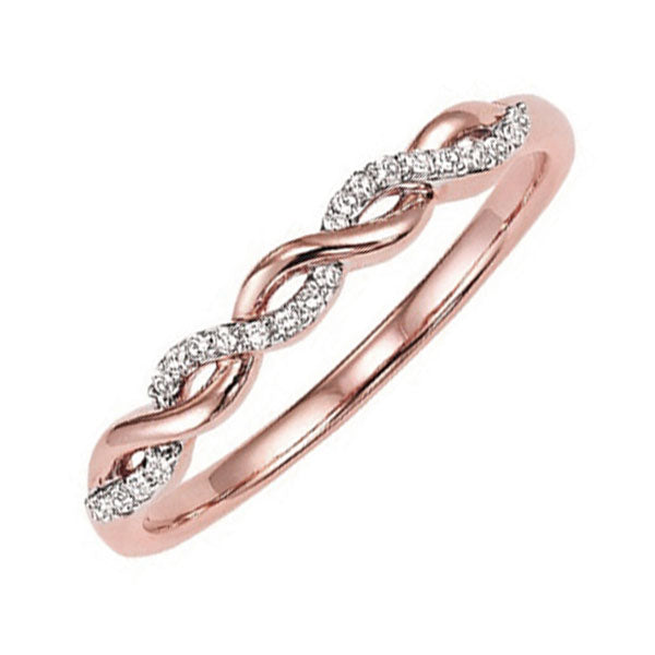 Platinum White Diamond 1/20Ctw Ring