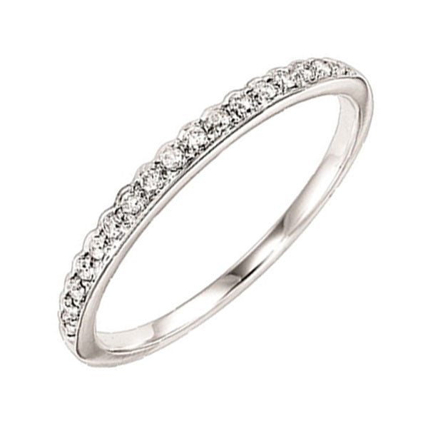 14Kt White Gold Diamond 1/10Ctw Ring