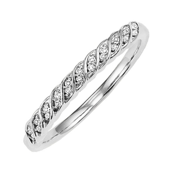 14Kt White Gold Diamond 1/15Ctw Ring