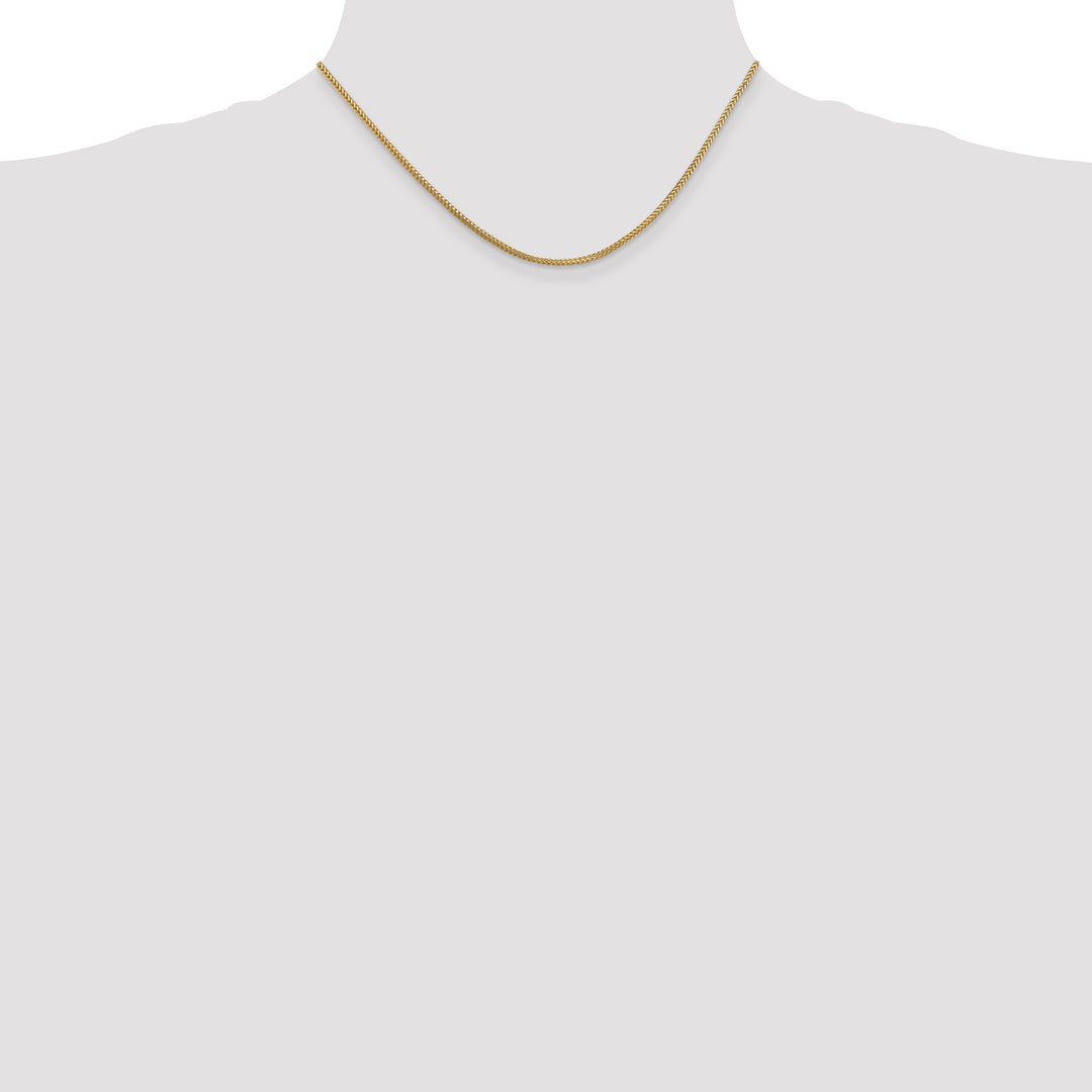 14k 1.3mm Franco Chain