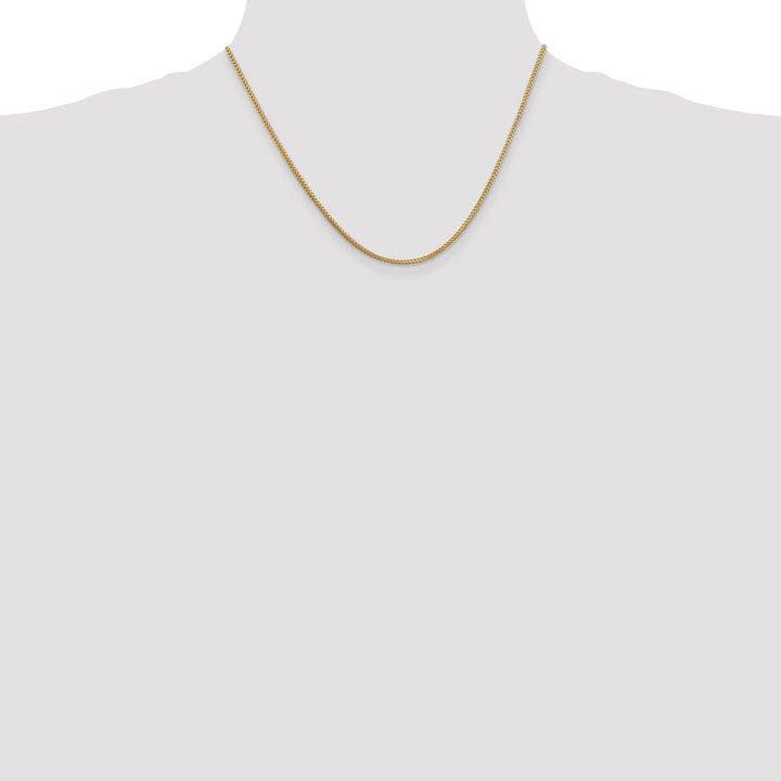 14k 1.3mm Franco Chain
