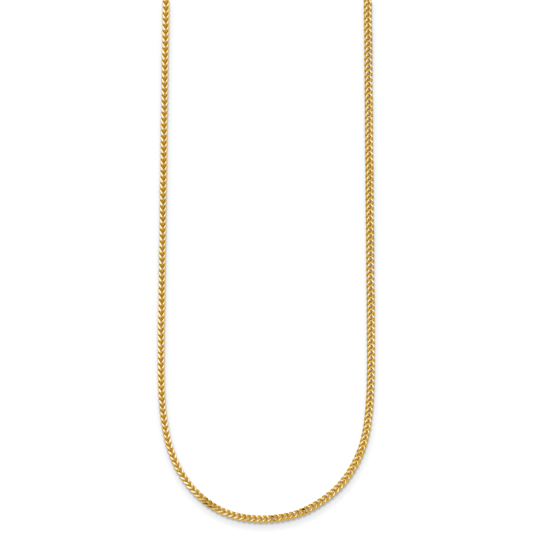 14k 1.3mm Franco Chain