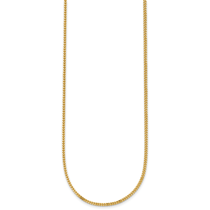 14k 1.3mm Franco Chain