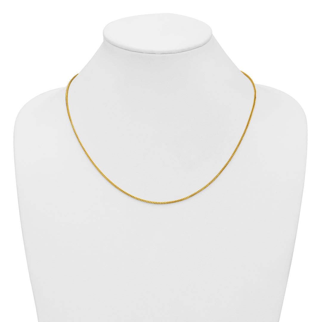 14k 1.3mm Franco Chain