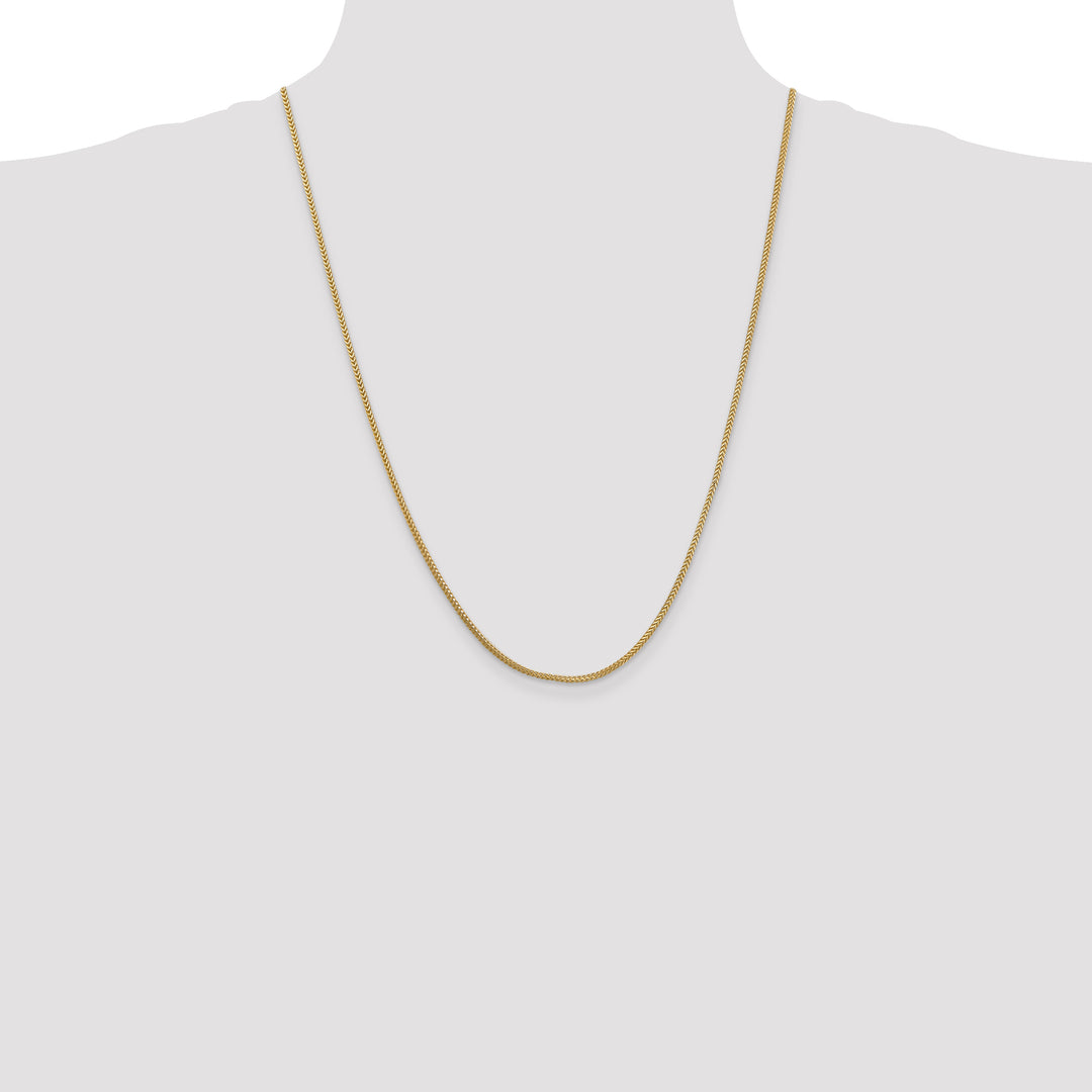 14k 1.3mm Franco Chain