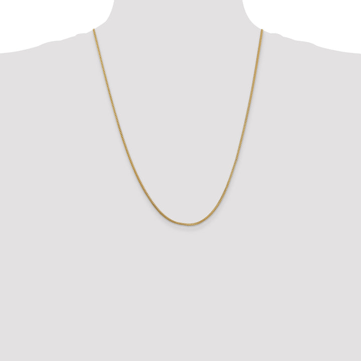 14k 1.3mm Franco Chain