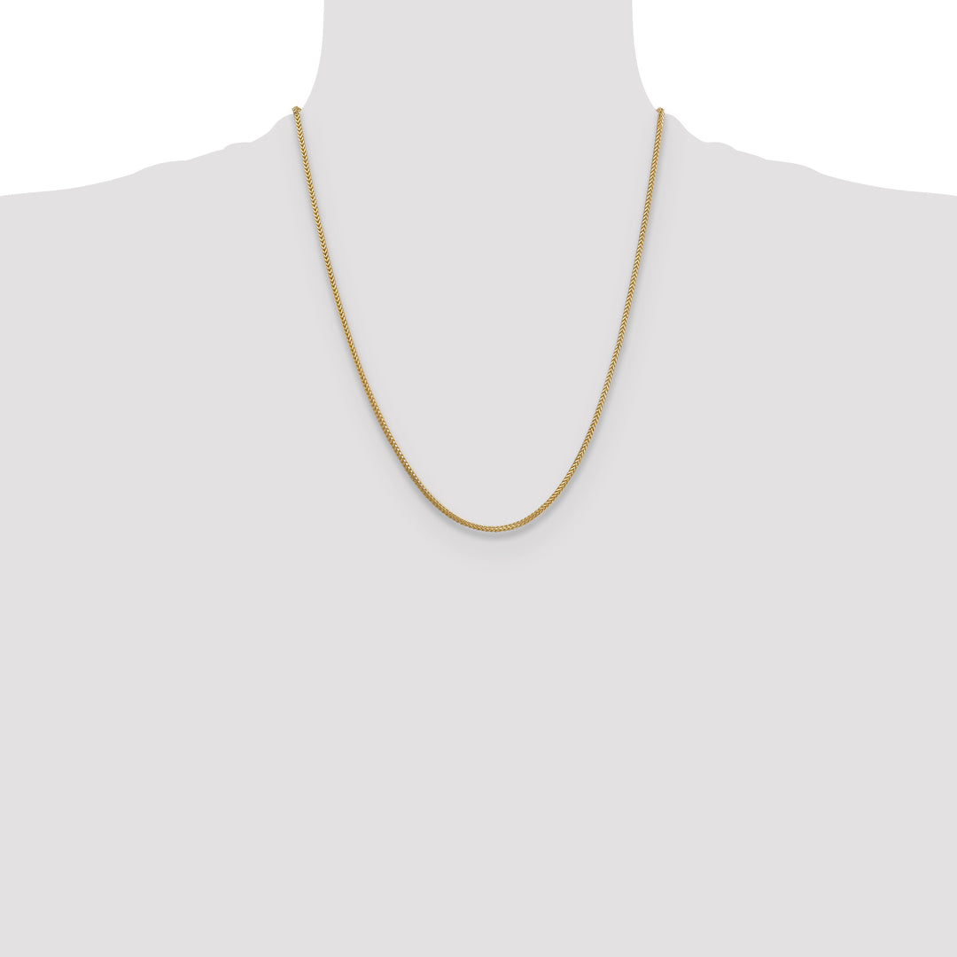 14k 1.3mm Franco Chain