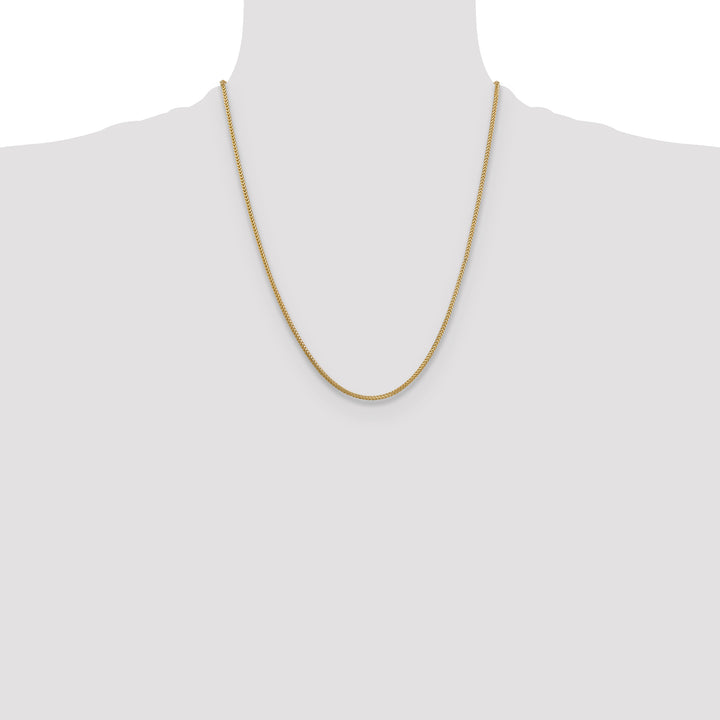 14k 1.3mm Franco Chain