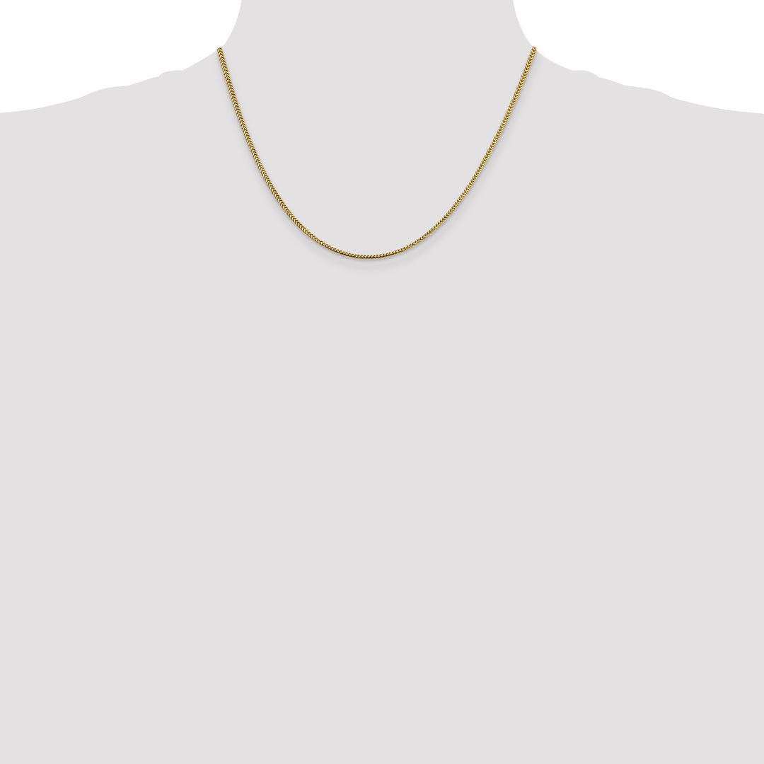 14k 1.4mm Franco Chain