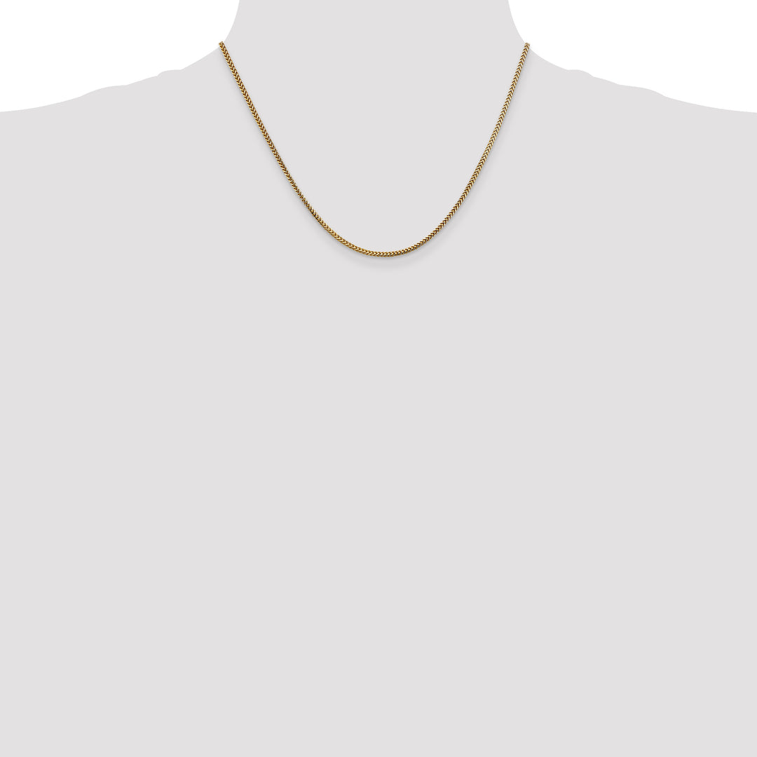 14k 1.5mm Franco Chain
