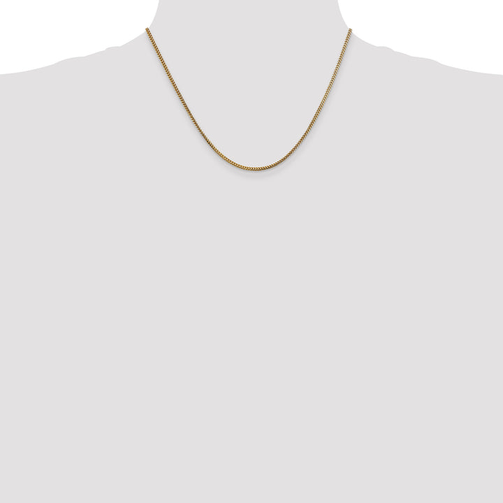 14k 1.5mm Franco Chain