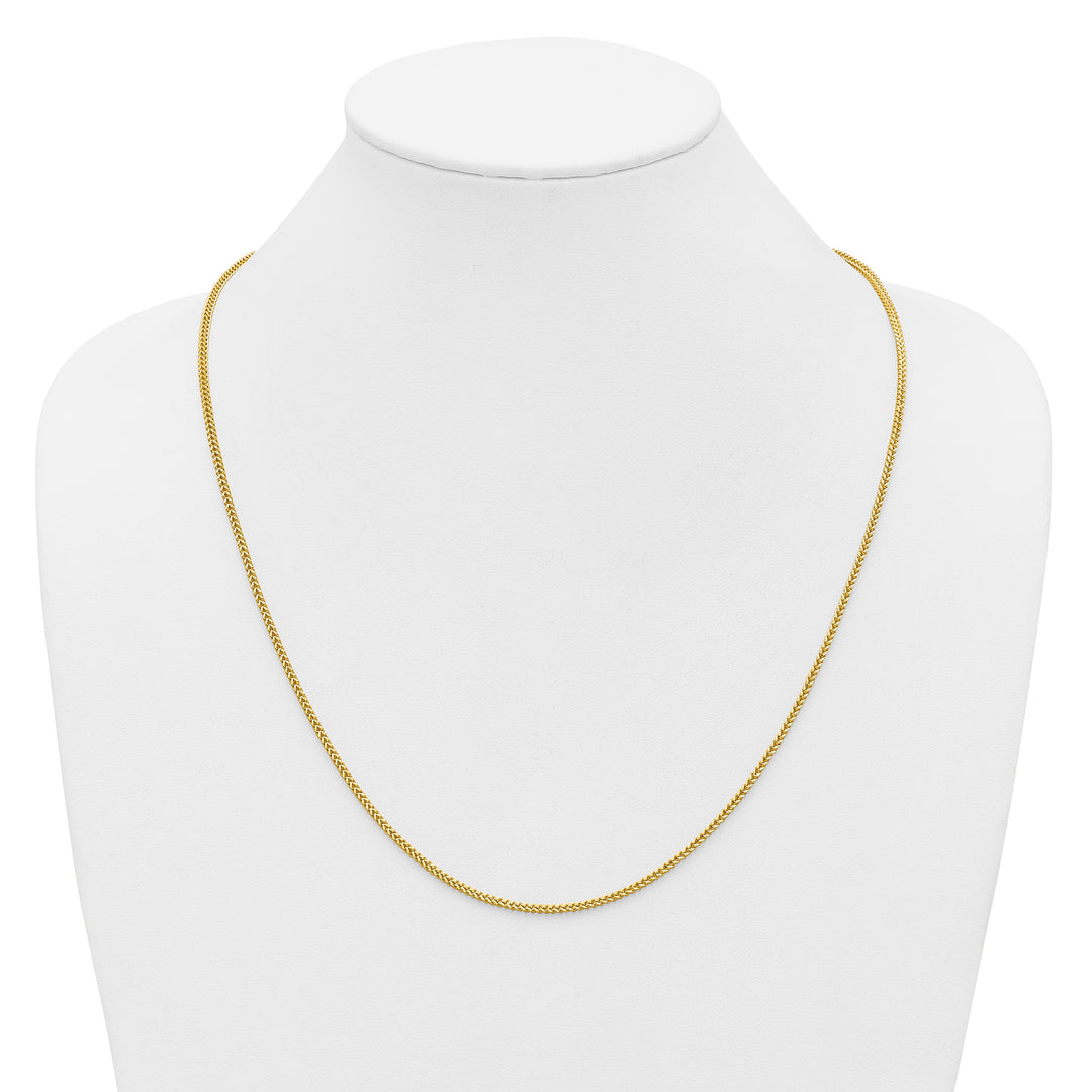 14k 1.5mm Franco Chain