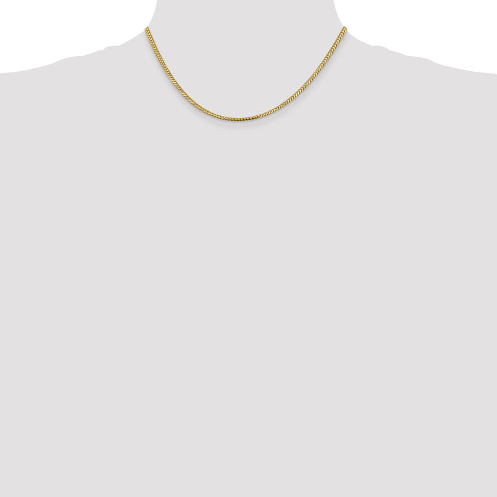14k 2.3mm Franco Chain