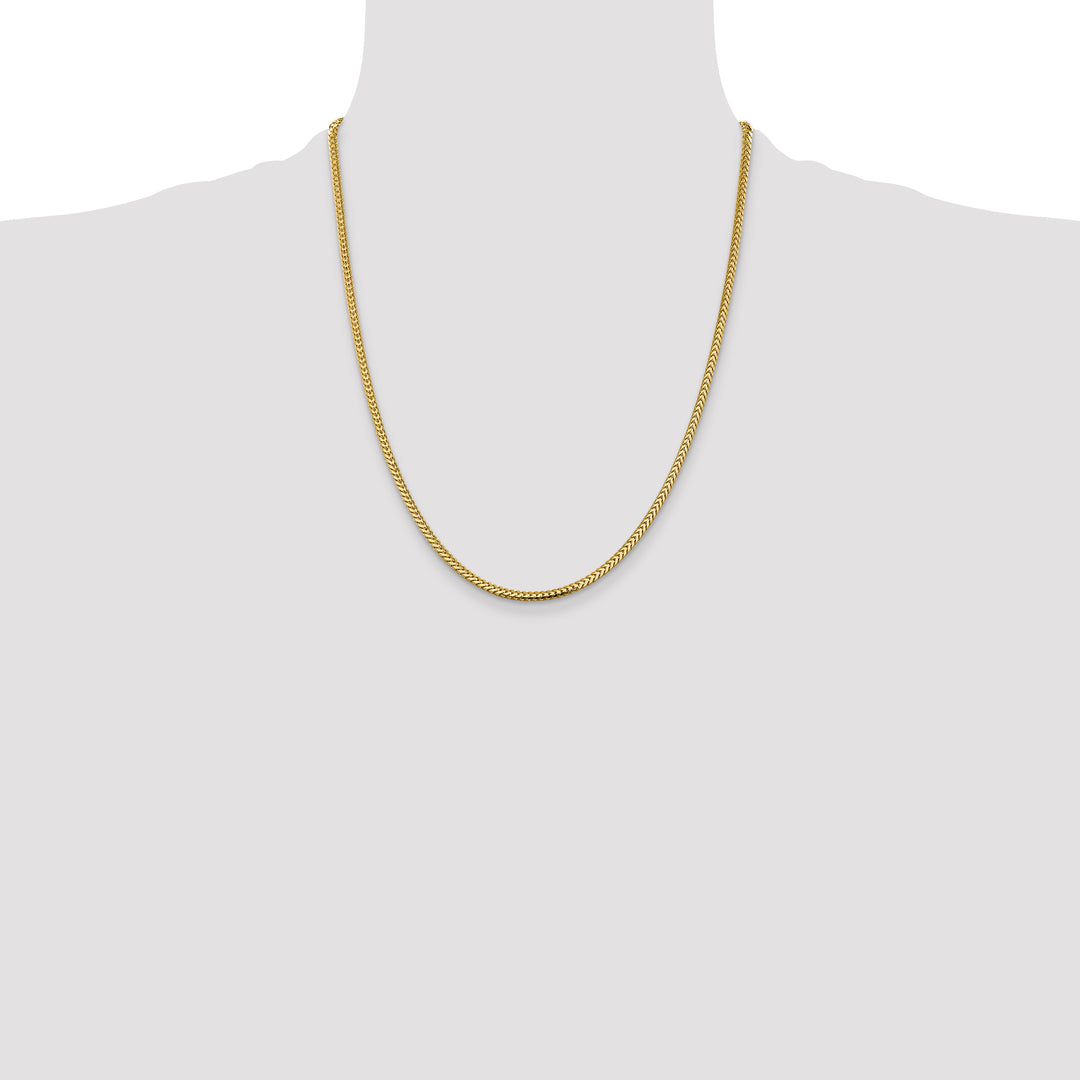 14k 2.3mm Franco Chain