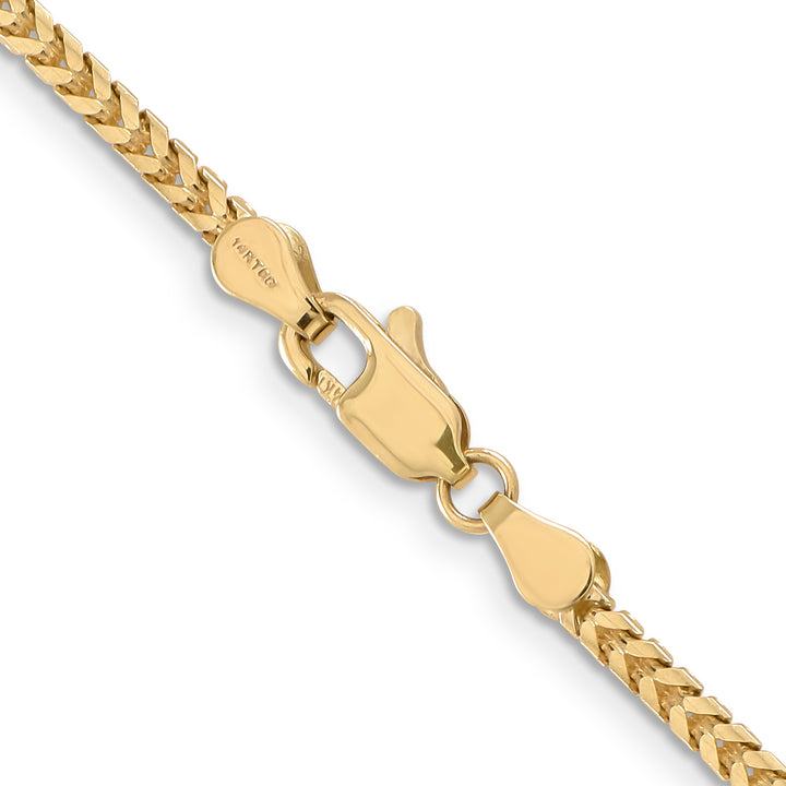 14k 2.5mm Franco Chain