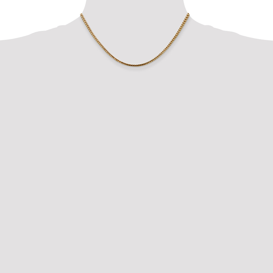 14k 2.5mm Franco Chain
