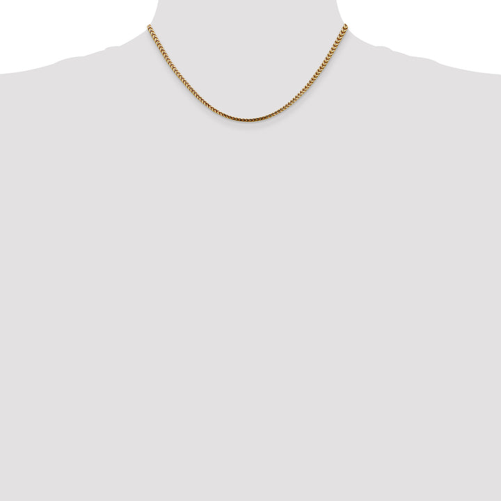 14k 2.5mm Franco Chain