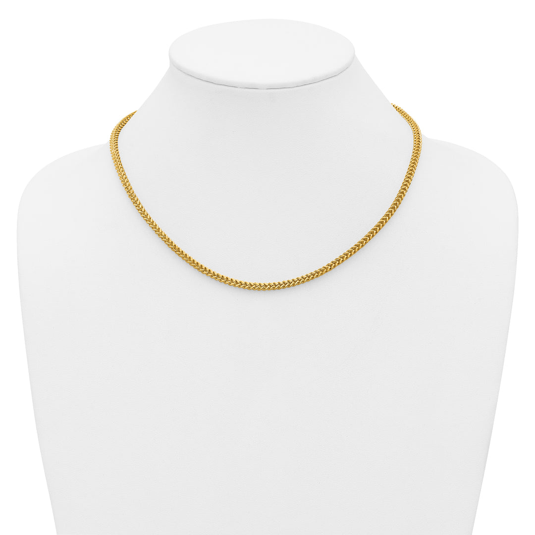 14k 2.5mm Franco Chain