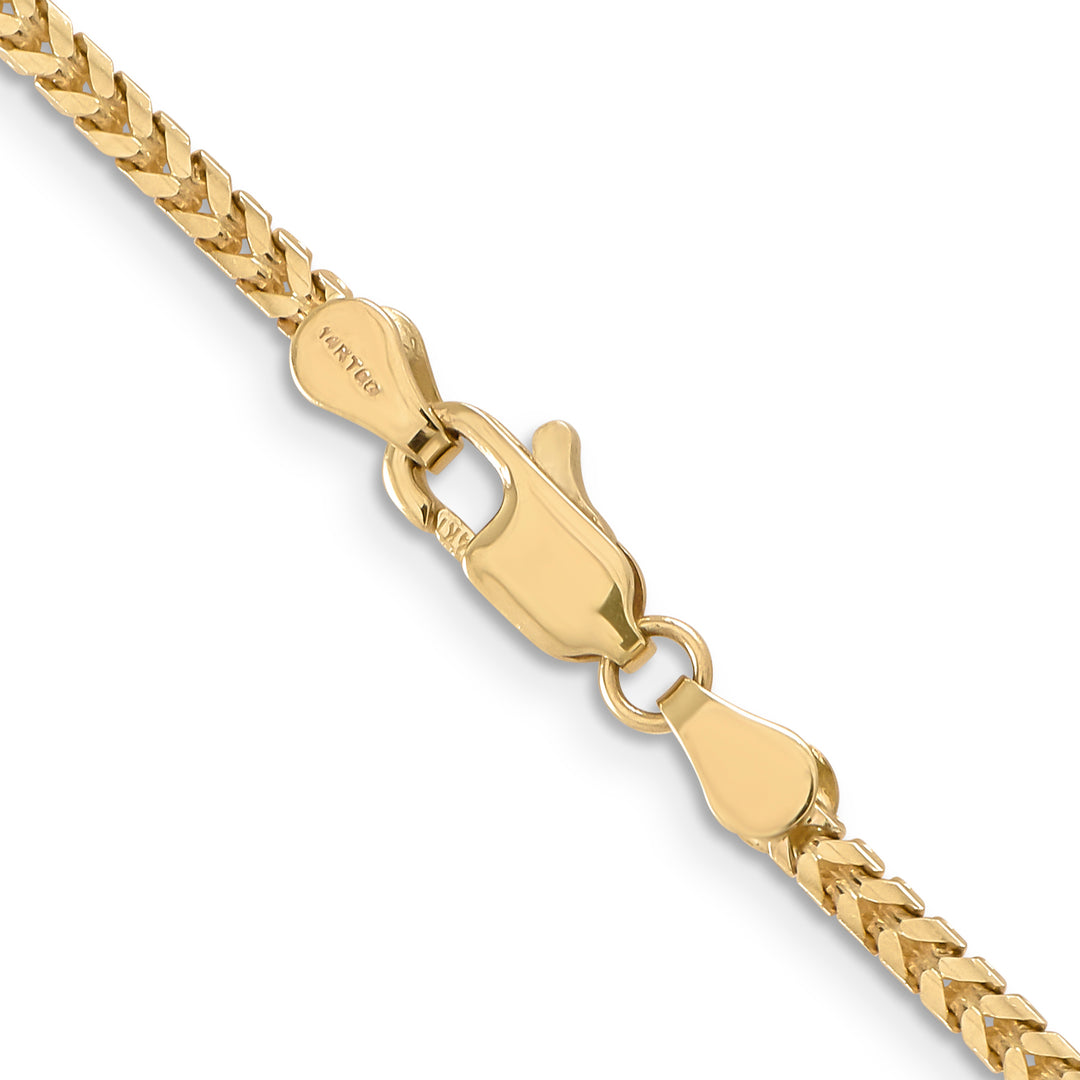 14k 2.5mm Franco Chain