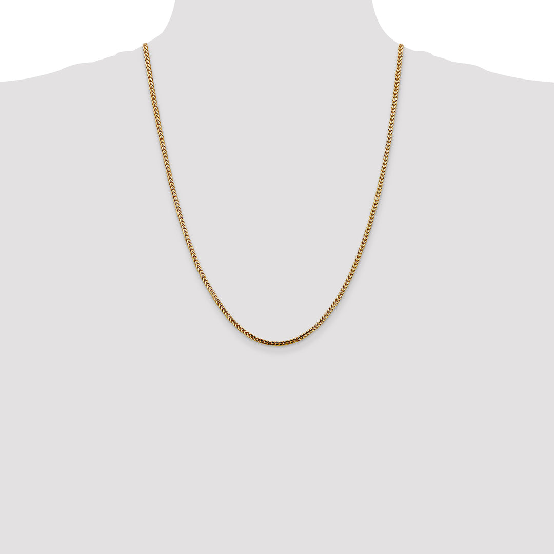 14k 2.5mm Franco Chain