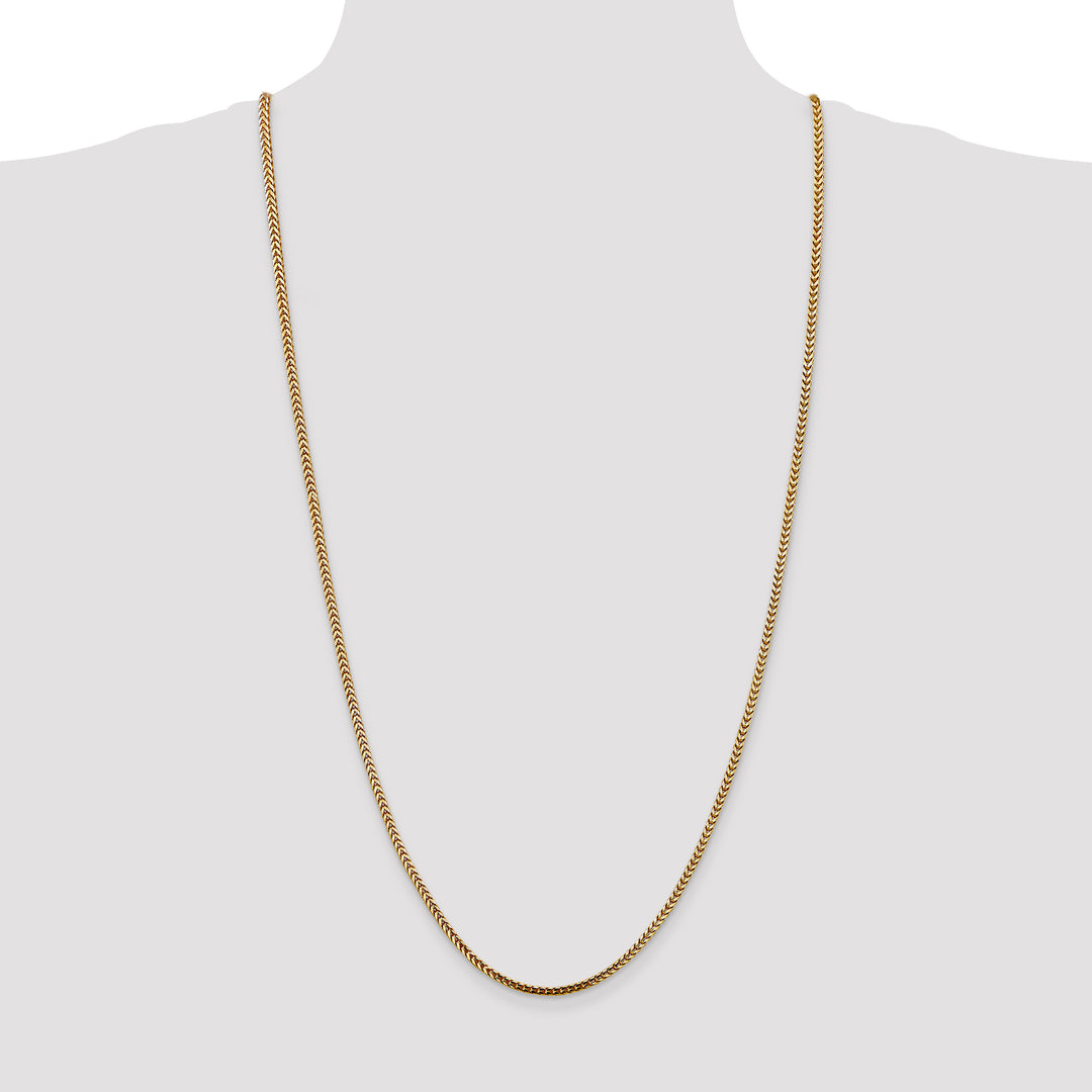 14k 2.5mm Franco Chain